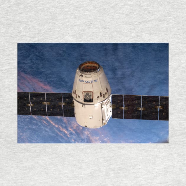 SpaceX Dragon capsule at the ISS, 2014 (C022/8058) by SciencePhoto